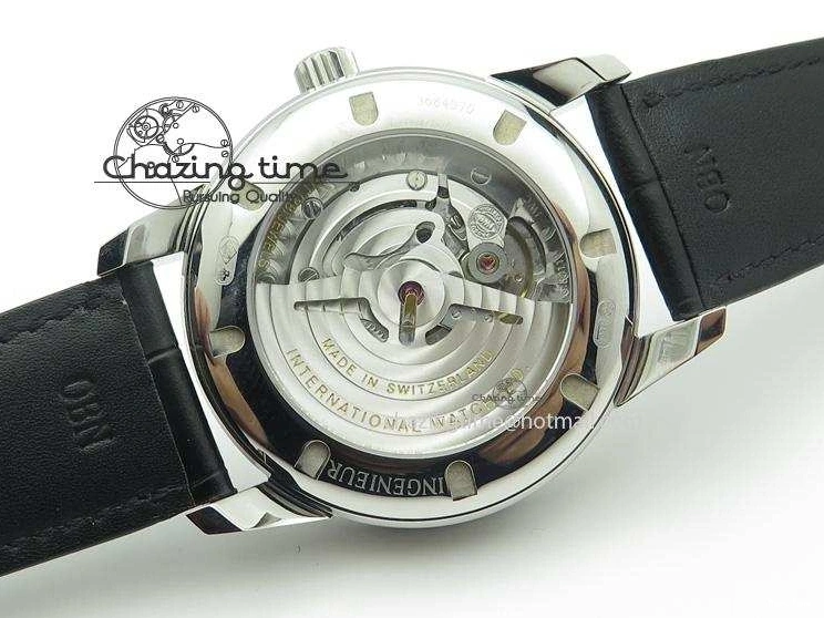 MIROTIME 0503 RelaxedFit Ingeniuer St.Laurens SS White Dial MKF 1:1 V2 Best Edition On Black Leather Strap A 7355